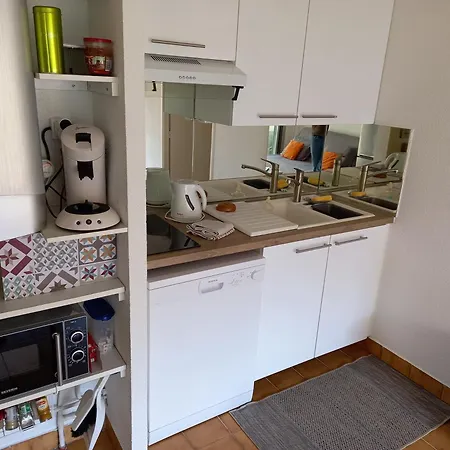 Helios 24, T2 Climatise, Parking, Terrasse, 500m Apartament